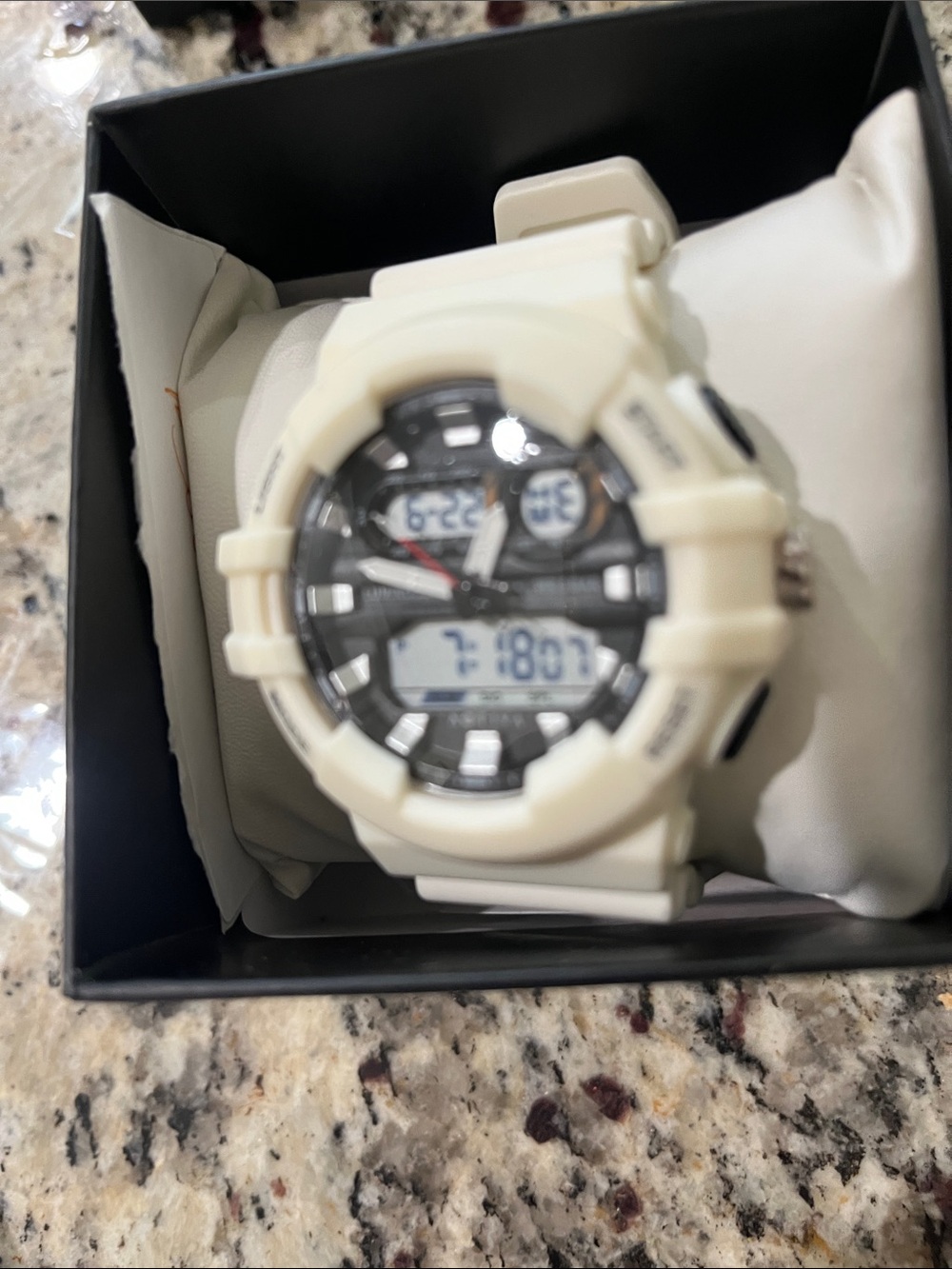 Ativa Cream Dual-Display Sport Watch